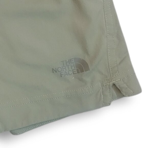 THE NORTH FACE - New Green Khaki Girls Shorts Size Medium Women's XS Flash Dry - Picture 4 of 7